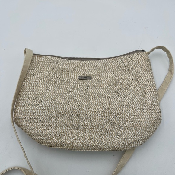Sun & Sand Straw Shoulder Bag – Beige Woven Crossbody – Boho Style - Picture 8 of 12